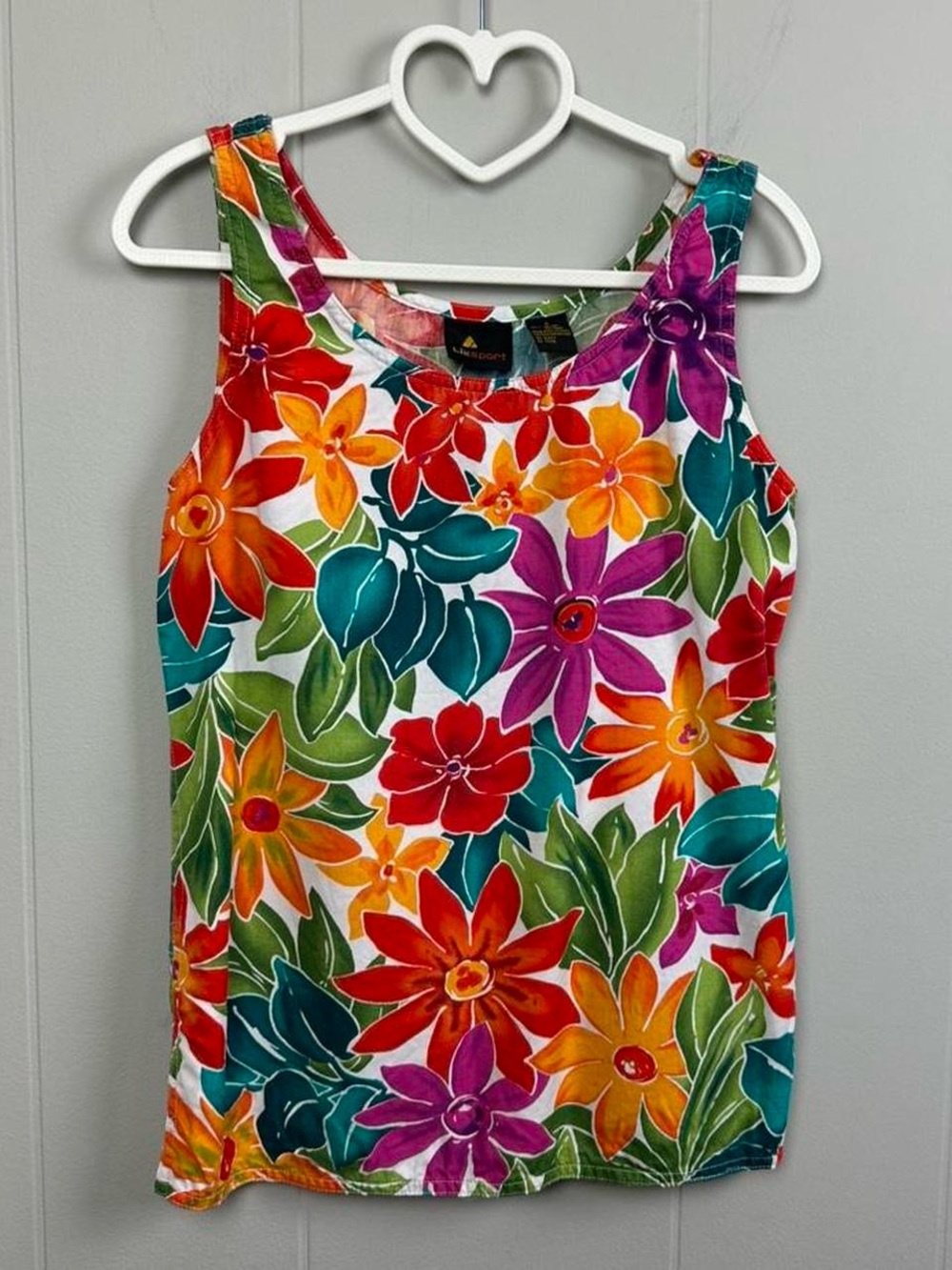Tropical Floral Tank Top - Multicolor - Picture 4 of 8